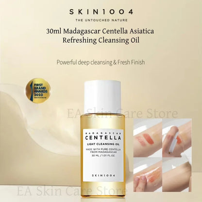 Centella Asiatica Skincare Travel 5-Piece Set Skin1004 Travel Size Serum Faciale Toner Soothing Cream Cleansing Oil Ampoule Foam