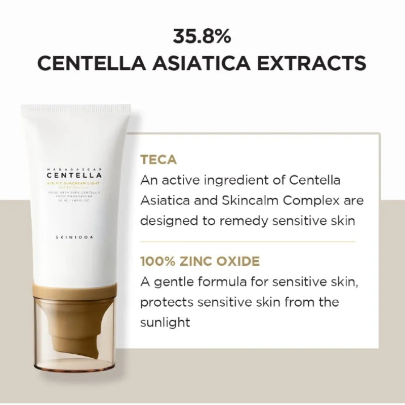 Centella Asiatica Skincare Travel 5-Piece Set Skin1004 Travel Size Serum Faciale Toner Soothing Cream Cleansing Oil Ampoule Foam