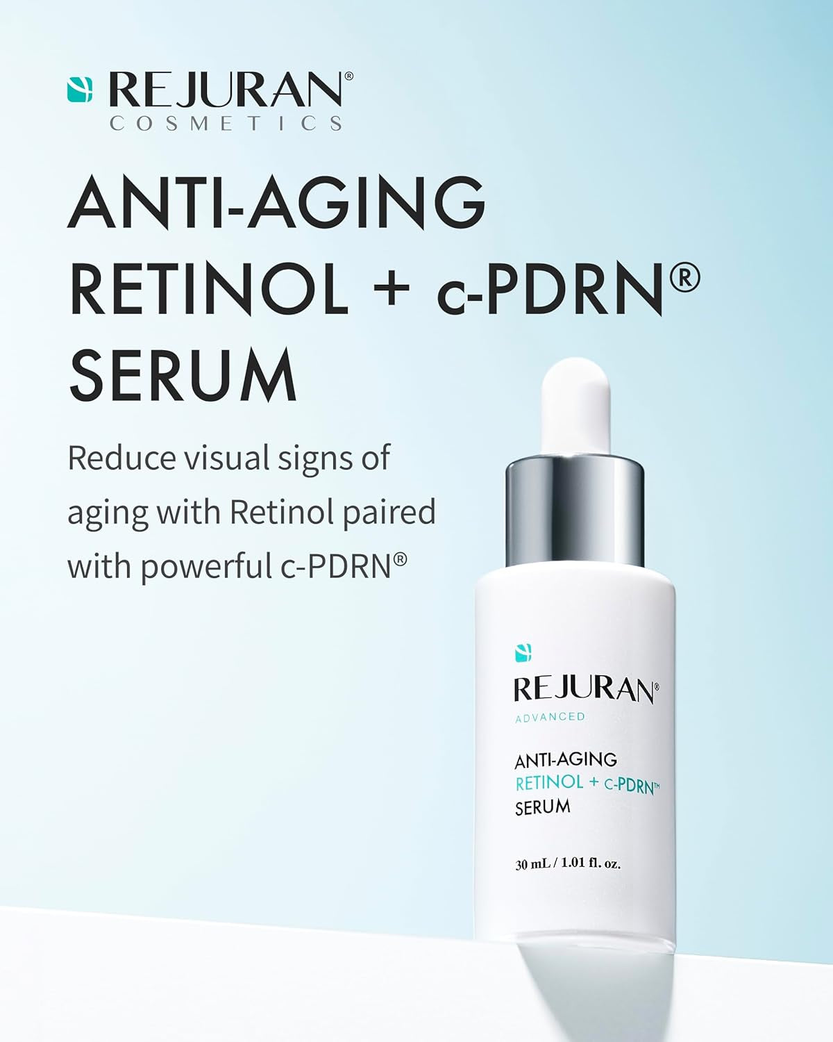 ® Advanced Anti-Aging Retinol + C-Pdrn® Serum - Boosting Facial Serum for Firmness, Radiance and Anti-Wrinkle Care, Clinically Developed (1.01 Fl Oz)