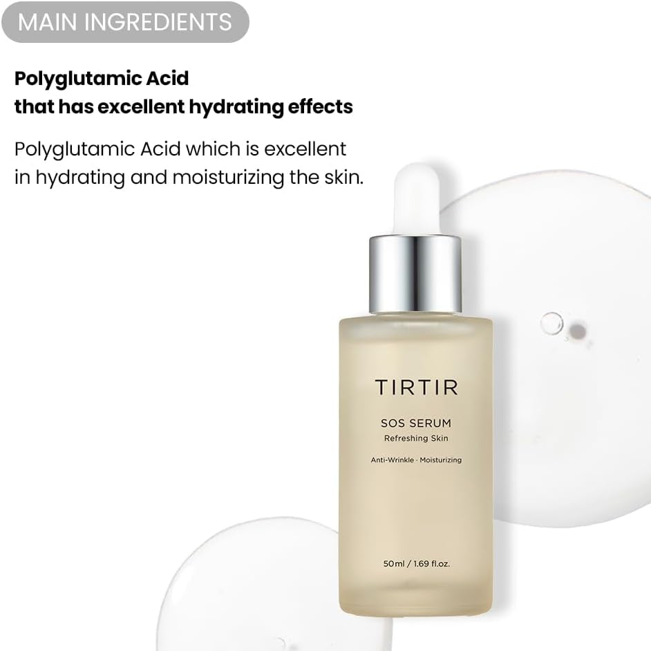 Daily Hydration Set - Milk Skin Toner + SOS Serum, Rice Bran Extract, Chamomile, Radiant Glow | Fragrance Free, Mineral Oil Free, Fungal Acne Safe…