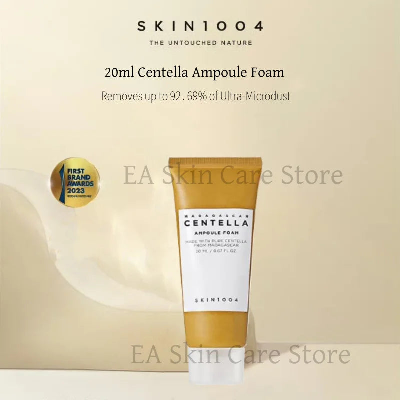 Centella Asiatica Skincare Travel 5-Piece Set Skin1004 Travel Size Serum Faciale Toner Soothing Cream Cleansing Oil Ampoule Foam