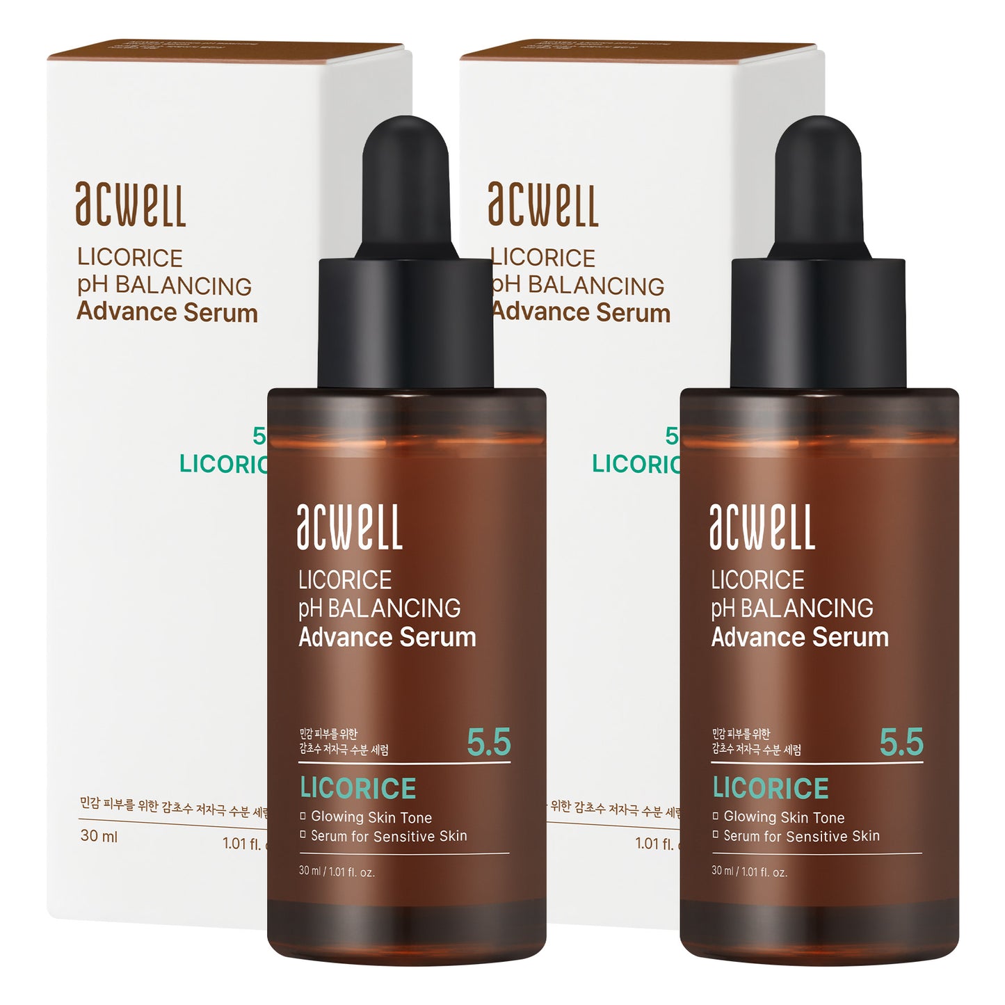 Licorice Ph Balancing Advance Serum, 1.01 Fl Oz, 2-Pack