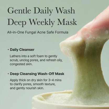 Fresh Green Rice Mochi Cleanser 100G 2 Pack