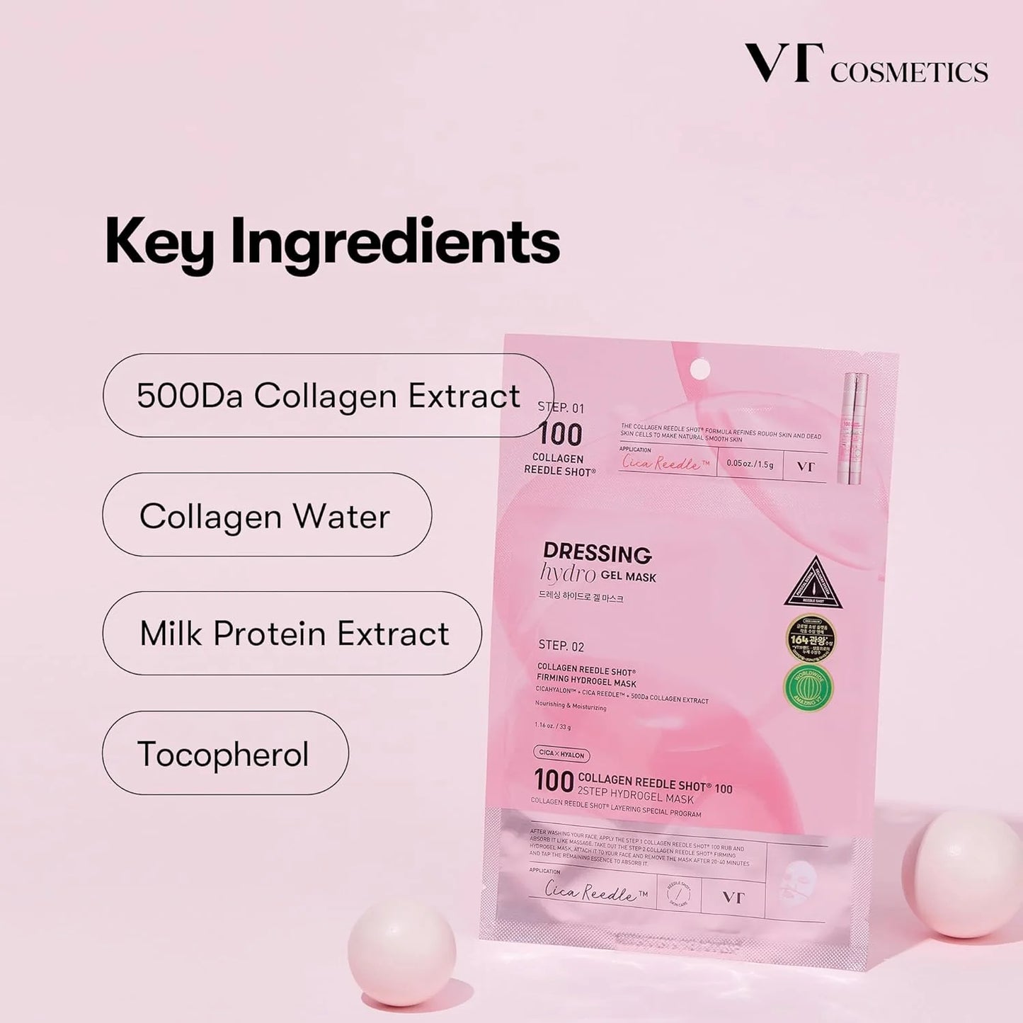 Collagen Reedle Shot 100 2 Step Mask - Set of 4